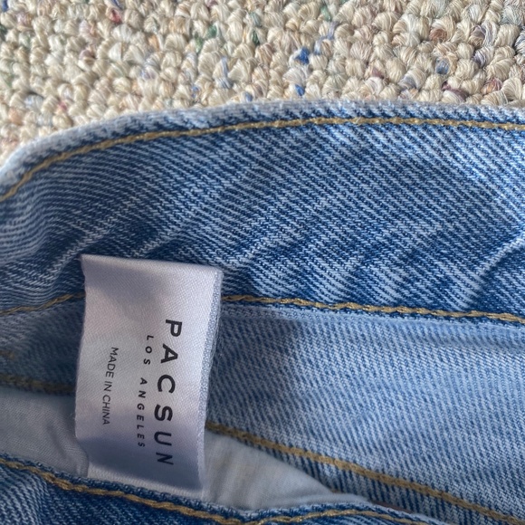 Pacsun Jeans Size 28 Ultra High Rise Slim Distressed Ripped Jeans - Picture 3 of 7
